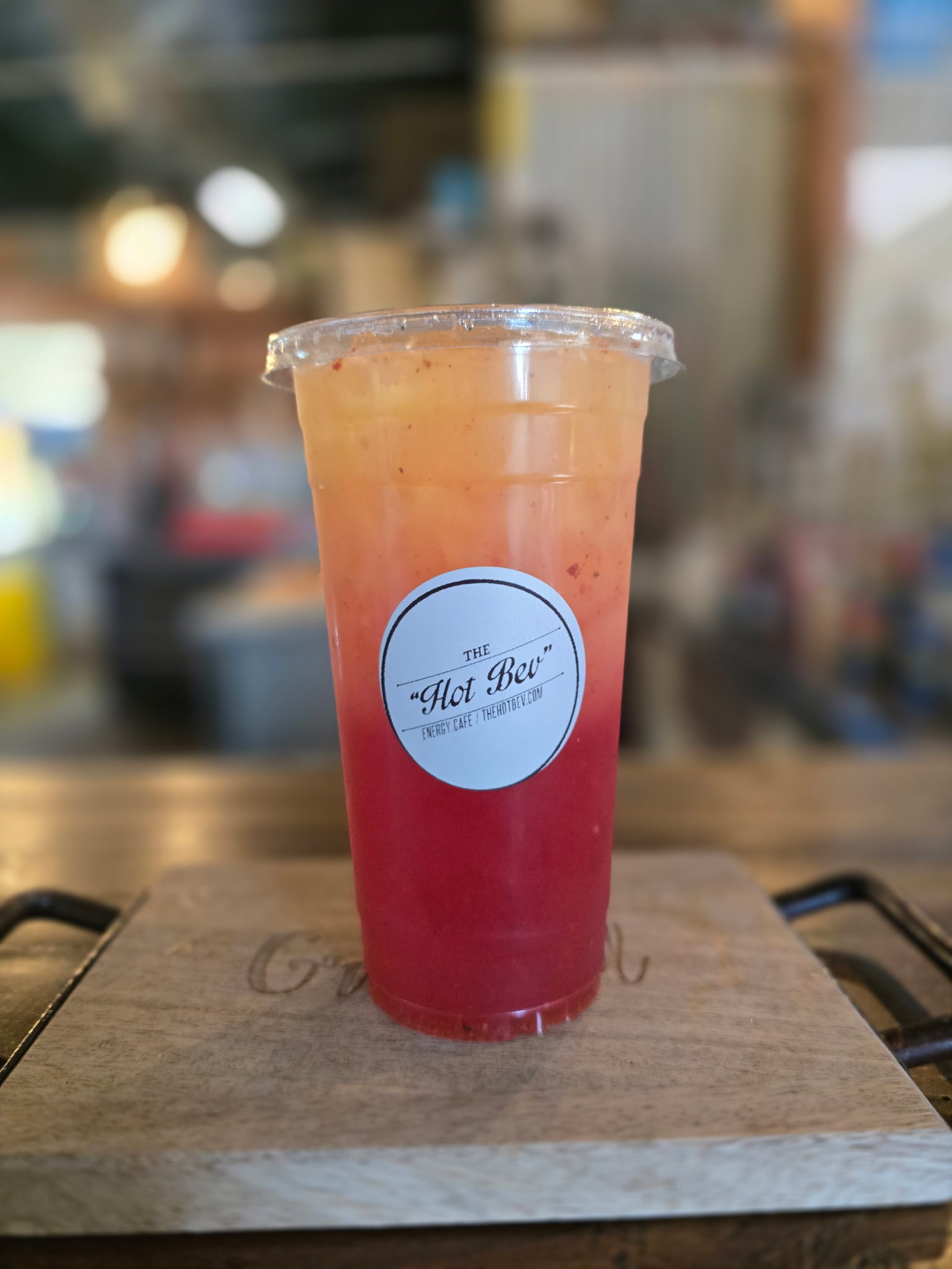 Custom energy drink mix at The Hot Bev Roswell